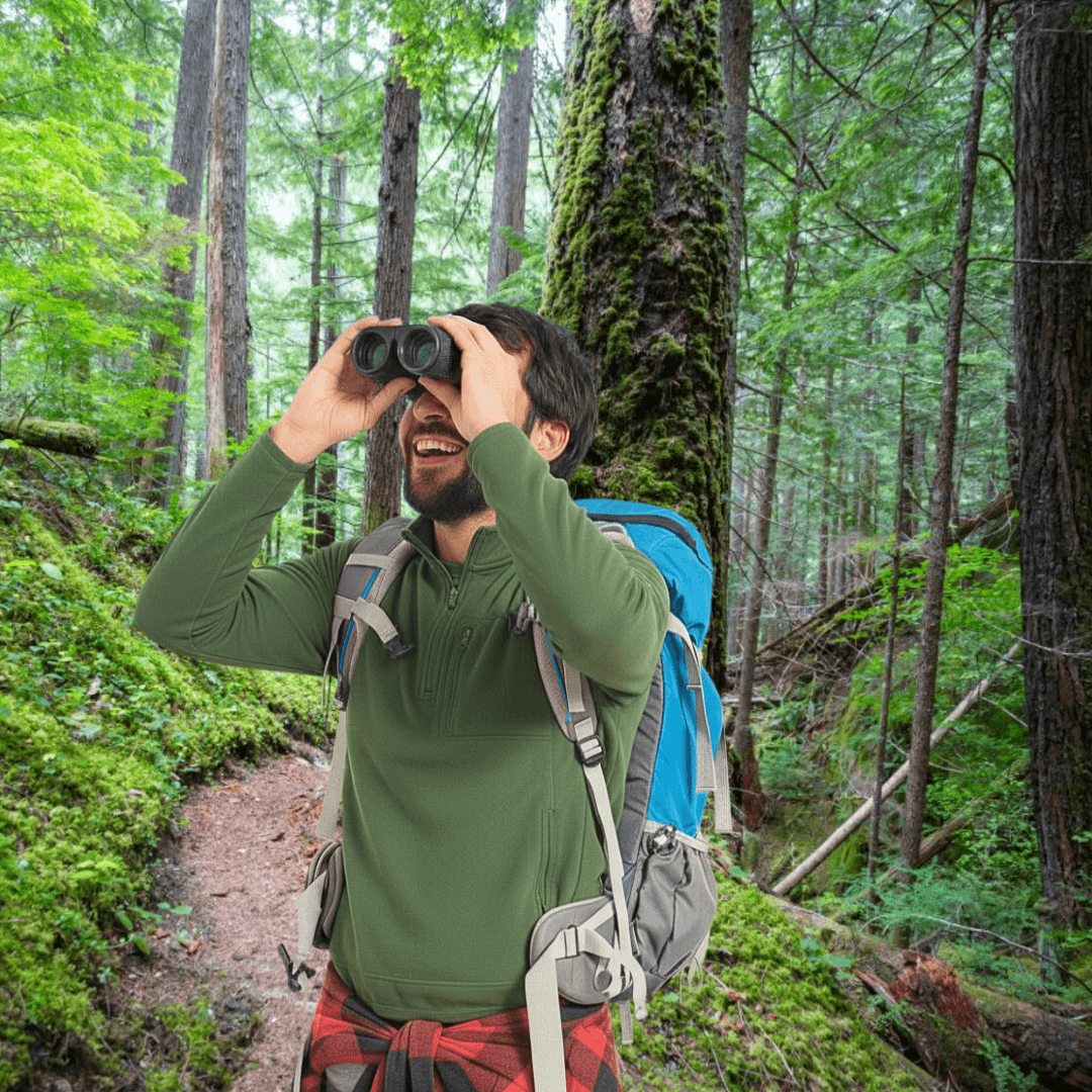 Jumelles compactes 10×25 randonnée – BaK4 FMC, IPX5, 245 g – Capella